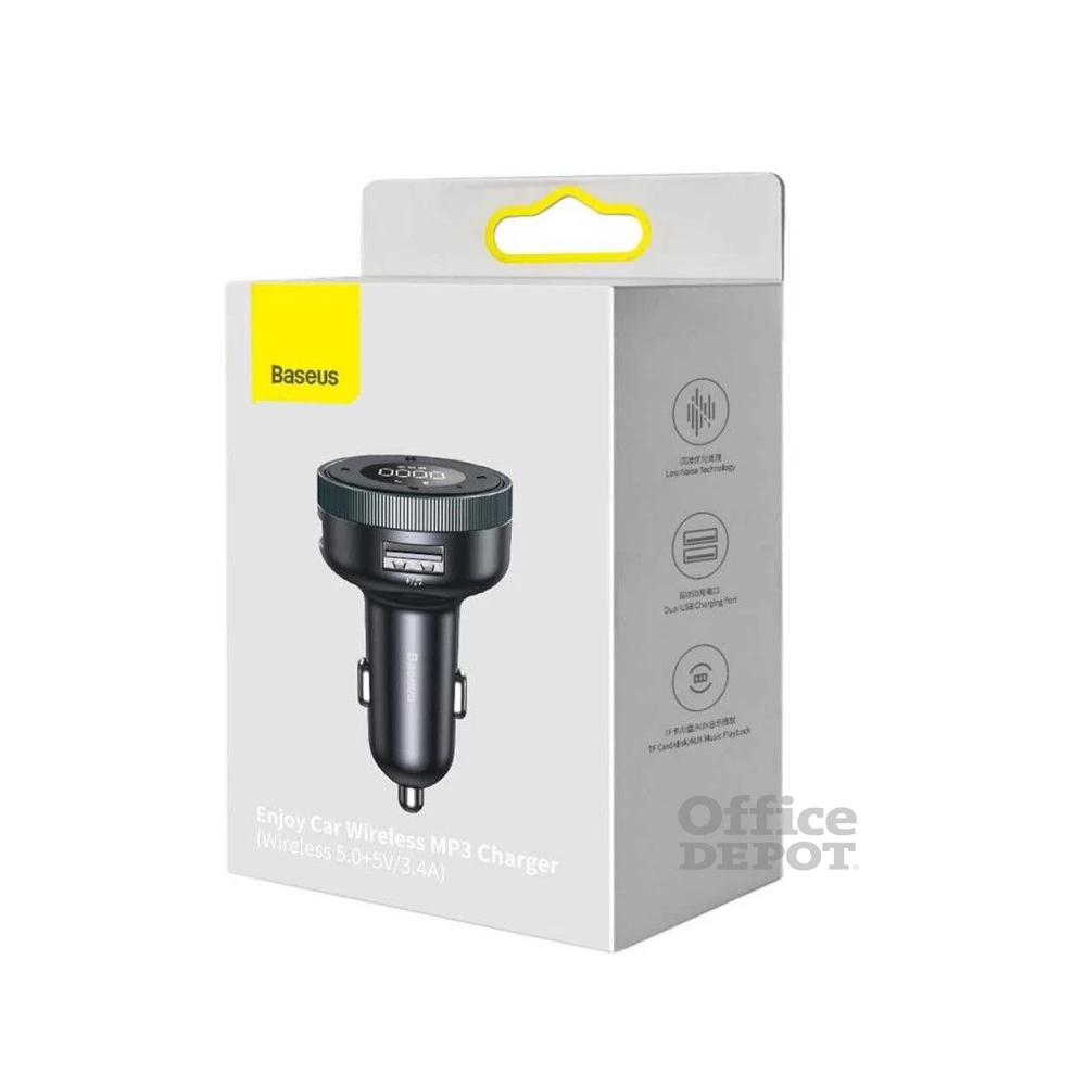 Baseus CCLH-01 Enjoy fekete FM transzmitter