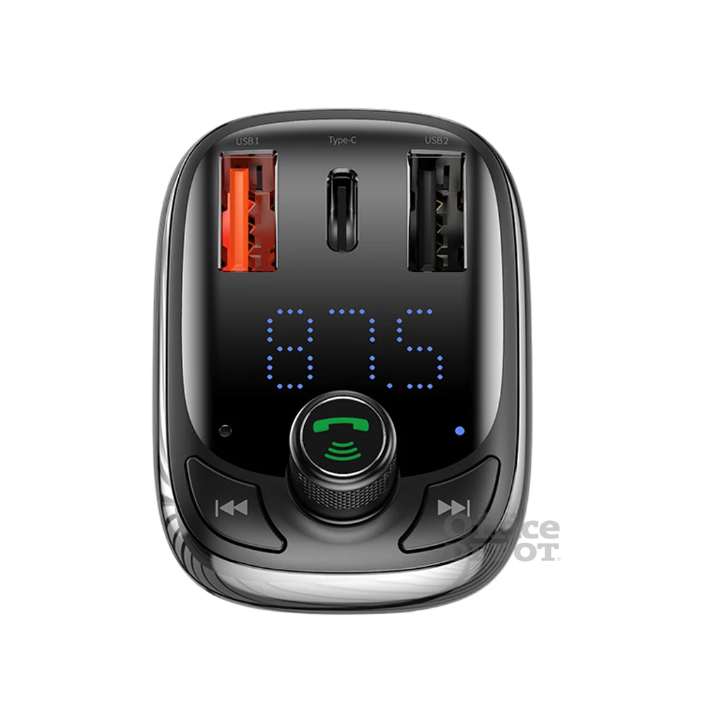 Baseus CCMT000101 S-13 fekete FM transzmitter