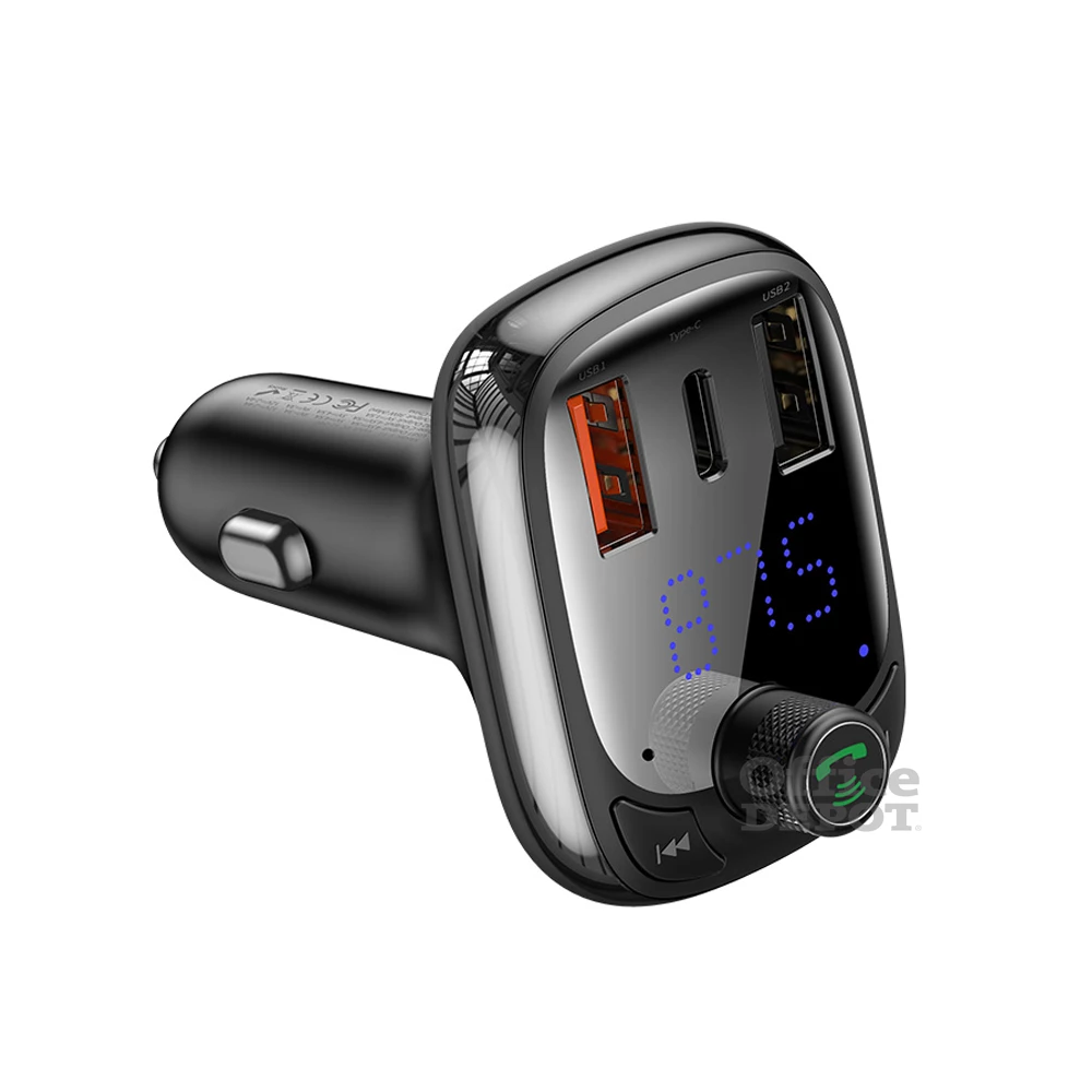 Baseus CCMT000101 S-13 fekete FM transzmitter