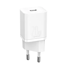 Baseus CCSUP-B02 Super Si 1C 20W fehér gyorstöltő Baseus CCSUP-B02 Super Si 1C 20W fehér gyorstöltő
