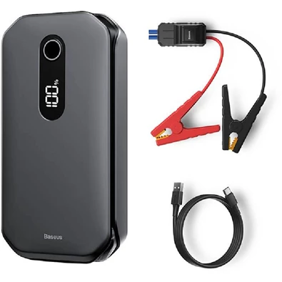 Baseus CRJS03-01 Super Energy Autó Jump Starter 12000mAh fekete power bank Baseus CRJS03-01 Super Energy Autó Jump Starter 12000mAh fekete power bank