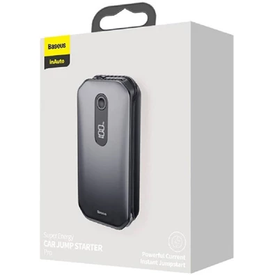 Baseus CRJS03-01 Super Energy Autó Jump Starter 12000mAh fekete power bank Baseus CRJS03-01 Super Energy Autó Jump Starter 12000mAh fekete power bank