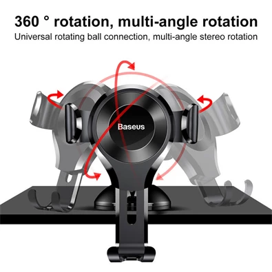 Baseus Car Mount Osculum Gravity 6,3-8,5" fekete autós telefontartó Baseus Car Mount Osculum Gravity 6,3-8,5" fekete autós telefontartó