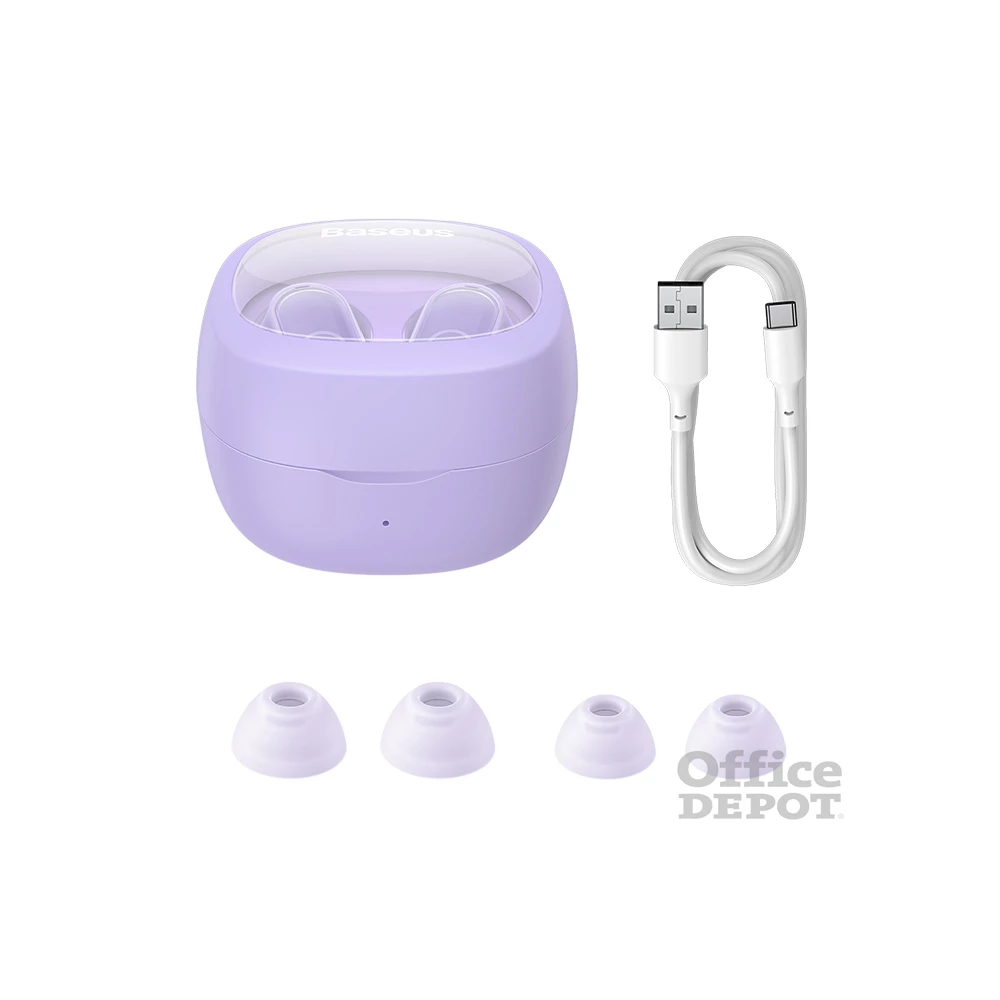 Baseus NGTW180005 Bowie WM02 True Wireless Bluetooth lila fülhallgató
