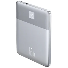 Baseus P10063801S13-00 Blade2 Intelligent Edition 12000mAh 65W ezüst power bank Baseus P10063801S13-00 Blade2 Intelligent Edition 12000mAh 65W ezüst power bank