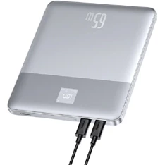 Baseus P10063801S13-00 Blade2 Intelligent Edition 12000mAh 65W ezüst power bank Baseus P10063801S13-00 Blade2 Intelligent Edition 12000mAh 65W ezüst power bank