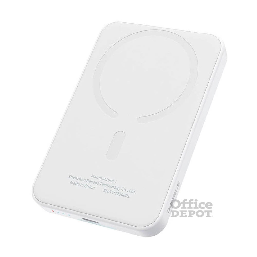Baseus P10064101223-00 MagPro Magnetic 5000mAh 20W MagSafe fehér power bank