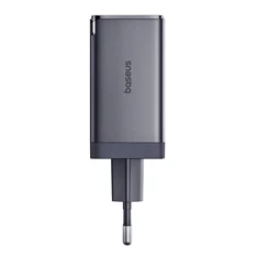 Baseus P10110812827-Z1 GaN5 65W szürke hálózati adapter 1m USB Type-C kábellel