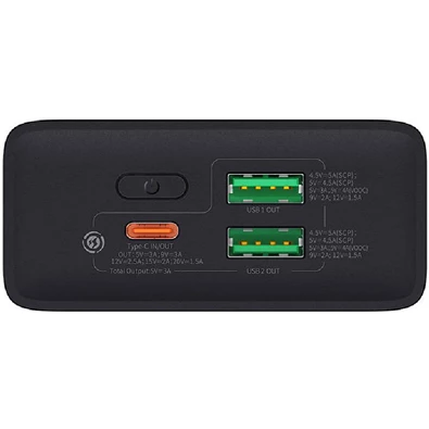 Baseus PPAD050101 Adaman 2 20000mAh fekete power bank