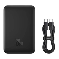 Baseus PPCX070001 Magnetic Mini 10000mAh fekete powerbank Baseus PPCX070001 Magnetic Mini 10000mAh fekete powerbank