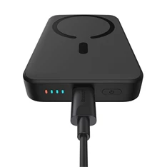Baseus PPCX070001 Magnetic Mini 10000mAh fekete powerbank Baseus PPCX070001 Magnetic Mini 10000mAh fekete powerbank
