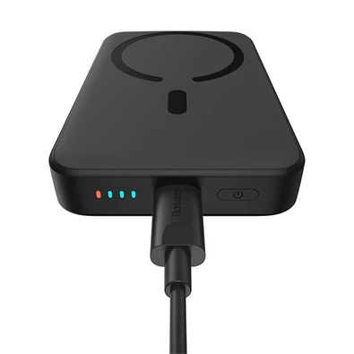 Baseus PPCX070001 Magnetic Mini 10000mAh fekete powerbank Baseus PPCX070001 Magnetic Mini 10000mAh fekete powerbank