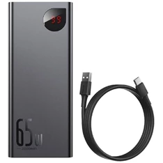 Baseus PPIMDA-D01 Adaman Metal 20000mAh fekete power bank Baseus PPIMDA-D01 Adaman Metal 20000mAh fekete power bank