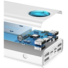 Baseus PPLG000102 Ambilight 30000mAh fehér power bank Baseus PPLG000102 Ambilight 30000mAh fehér power bank