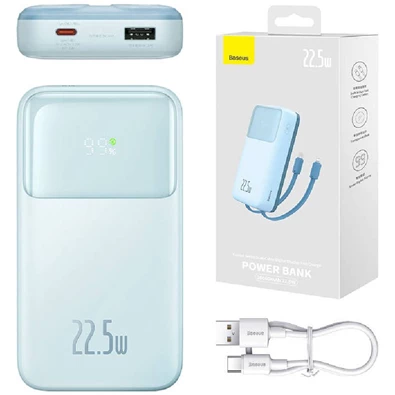 Baseus PPMD020103 Comet 20000mAh 22,5W kék power bank Baseus PPMD020103 Comet 20000mAh 22,5W kék power bank