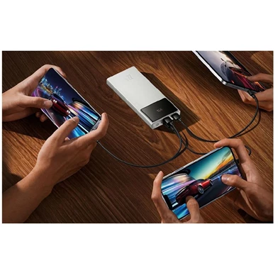 Baseus PPXJ100002 Star-Lord 10000mAh 22,5W fehér power bank Baseus PPXJ100002 Star-Lord 10000mAh 22,5W fehér power bank