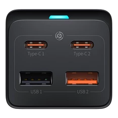 Baseus PSZM000901 GaN3 Pro 65W hálózati töltő Baseus PSZM000901 GaN3 Pro 65W hálózati töltő