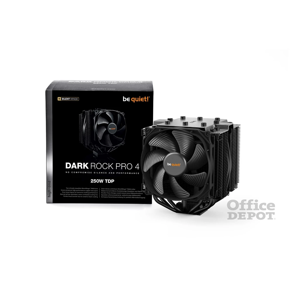 Be Quiet! DARK ROCK PRO 4 processzor hűtő