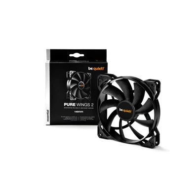 Be Quiet! PURE WINGS 2 140mm fekete ventilátor Be Quiet! PURE WINGS 2 140mm fekete ventilátor