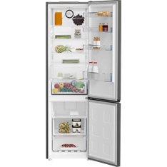 Beko B1RCNA404G titánszürke, alulfagyasztós, Hűtő:249L, Fagyasztó:106L, No frost hűtőszekrény