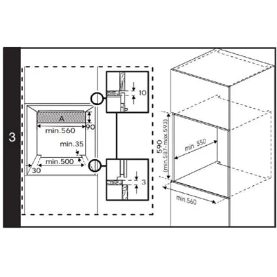 Beko BBIE12300XD inox, beépíthető, sütőtér: 72L, sütő