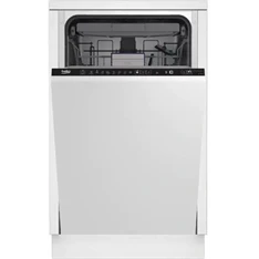 Beko BDIS38120Q programok száma: 8, keskeny beépíthető, 11 terítékes mosogatógép (Újszerű)