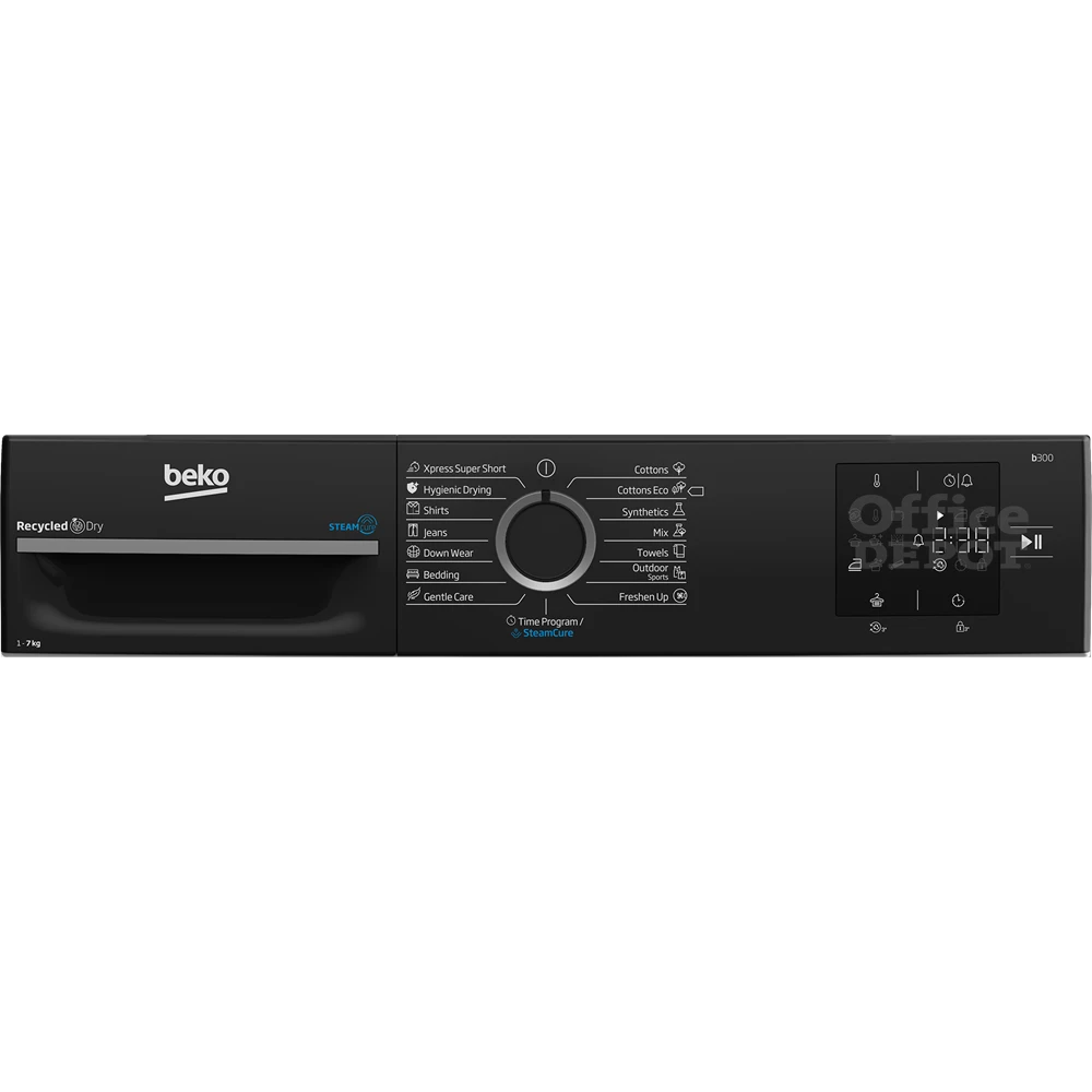 Beko BM3T37239WBB fehér, 7 kg, hőszivattyús, szárítógép