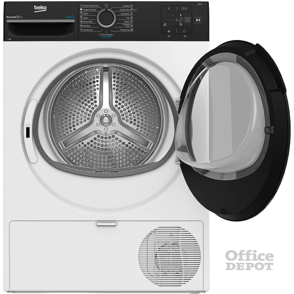 Beko BM3T37239WBB fehér, 7 kg, hőszivattyús, szárítógép