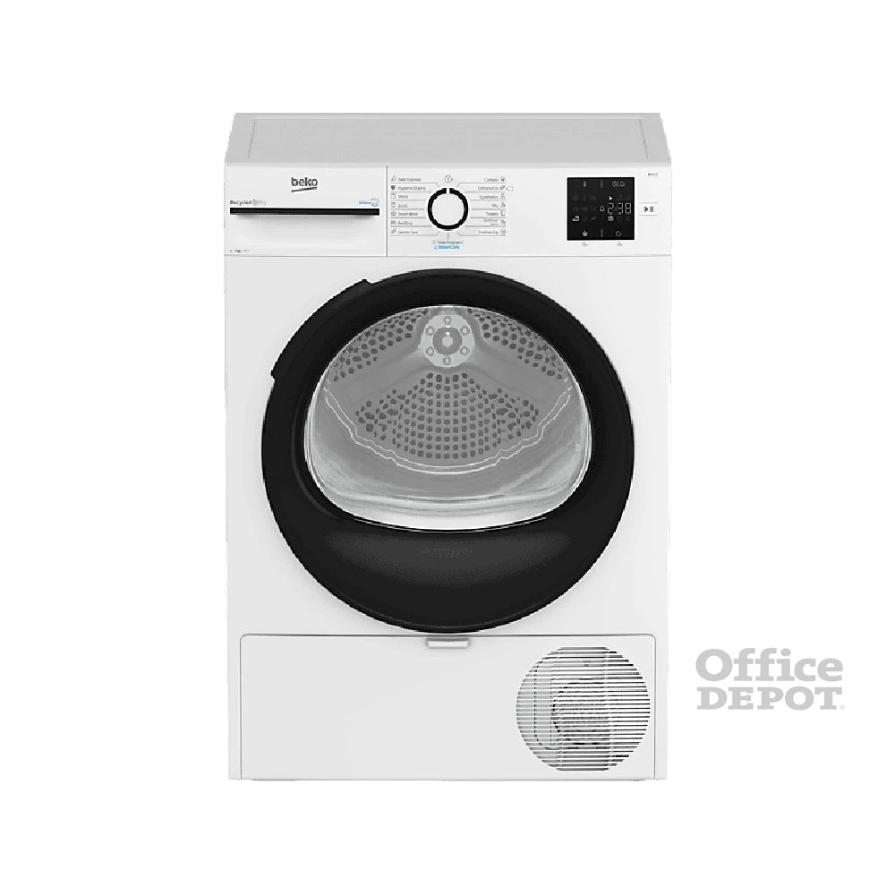 Beko BM3T37239WB fehér, 7 kg, hőszivattyús, szárítógép