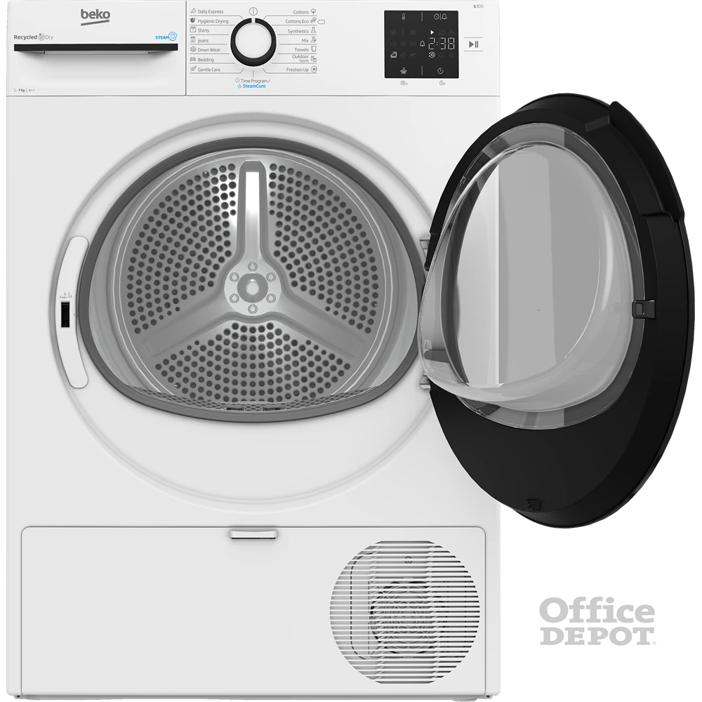 Beko BM3T37239WB fehér, 7 kg, hőszivattyús, szárítógép