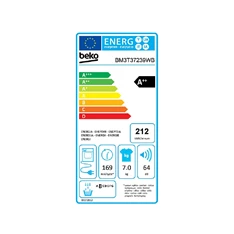 Beko BM3T37239WB 7 kg hőszivattyús szárítógép Beko BM3T37239WB 7 kg hőszivattyús szárítógép