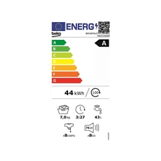 Beko BM3WFSU37413WPBB1 7 kg elöltöltős mosógép Beko BM3WFSU37413WPBB1 7 kg elöltöltős mosógép