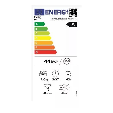 Beko BM3WFSU38213WPBB 8 kg elöltöltős mosógép Beko BM3WFSU38213WPBB 8 kg elöltöltős mosógép