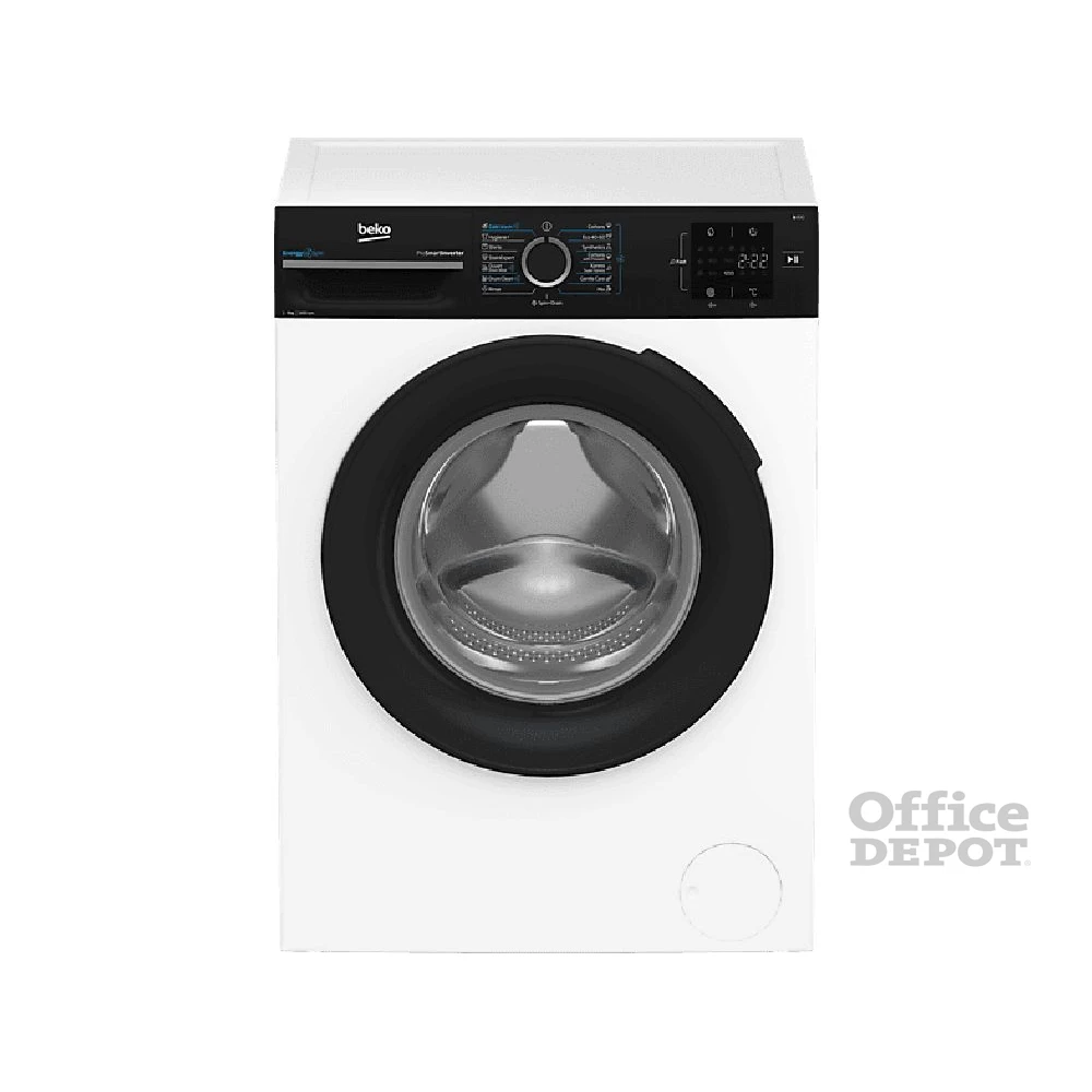 Beko BM3WFSU39413WPBB fehér, elöltöltős, max.1400ford., 9 kg, mosógép
