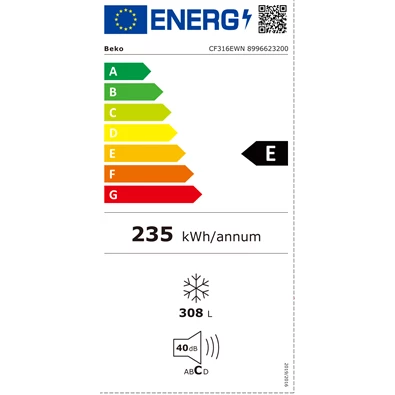 Beko CF316EWN fagyasztóláda Beko CF316EWN fagyasztóláda