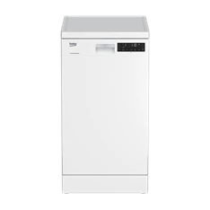 Beko DFS28021W fehér, programok száma: 8, keskeny szabadonálló, 10 terítékes mosogatógép (Újszerű)