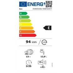 Beko DVN-05320 S 13 terítékes mosogatógép Beko DVN-05320 S 13 terítékes mosogatógép