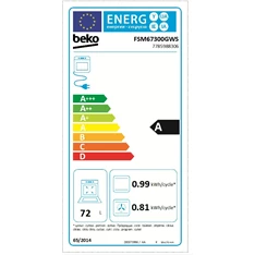 Beko FSM67300GWS kerámialapos tűzhely Beko FSM67300GWS kerámialapos tűzhely