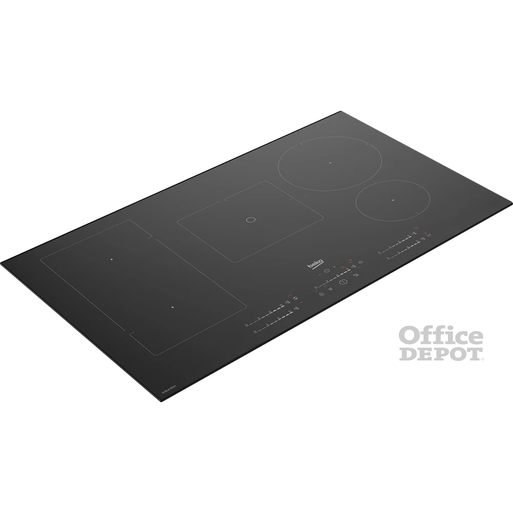 Beko HII85770UFT fekete, beépíthető, indukciós, főzőzóna: 5, beépíthető méret: 75cm, főzőlap