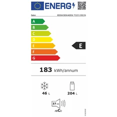 Beko RDSA280K40SN inox felülfagyasztós hűtőszekrény Beko RDSA280K40SN inox felülfagyasztós hűtőszekrény