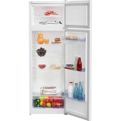 Beko RDSA280K40WN fehér, felülfagyasztós, Hűtő:204L, Fagyasztó:46L, Minfrost hűtőszekrény