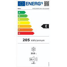 Beko RFSA240M41WN fagyasztószekrény Beko RFSA240M41WN fagyasztószekrény