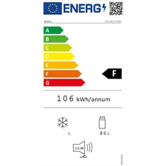 Beko TS190330N egyajtós hűtőszekrény Beko TS190330N egyajtós hűtőszekrény