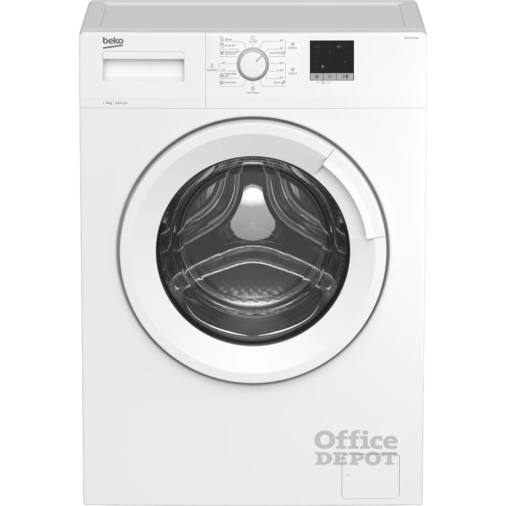 Beko WUE6511XWW fehér, elöltöltős, keskeny, max.1000ford., 6 kg, mosógép