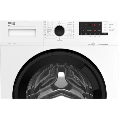 Beko WUE7612XBWS keskeny 7 kg elöltöltős mosógép Beko WUE7612XBWS keskeny 7 kg elöltöltős mosógép