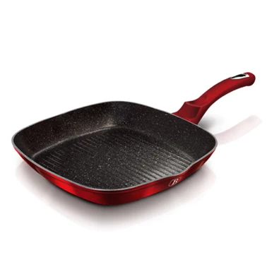 Berlinger Haus BH/1271N 28 cm-es burgundi grillserpenyő Berlinger Haus BH/1271N 28 cm-es burgundi grillserpenyő