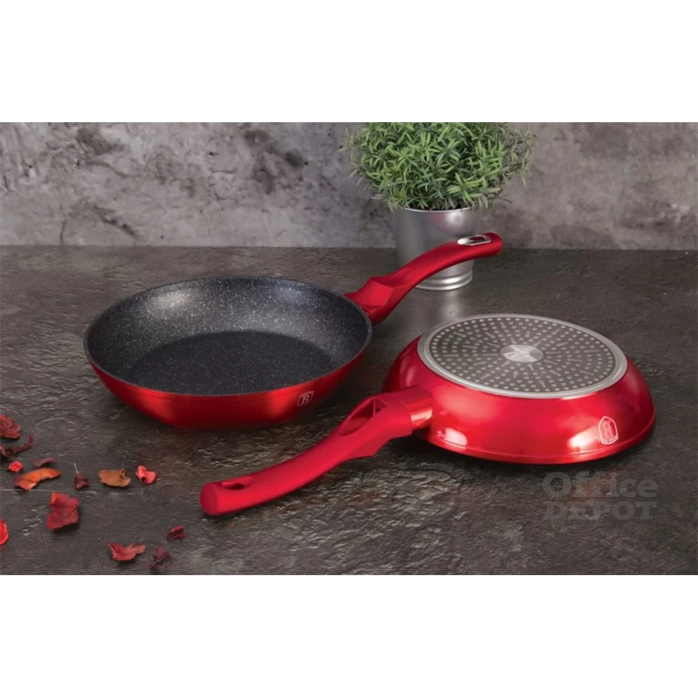 Berlinger Haus BH/1612NF 2 részes burgundi serpenyő szett