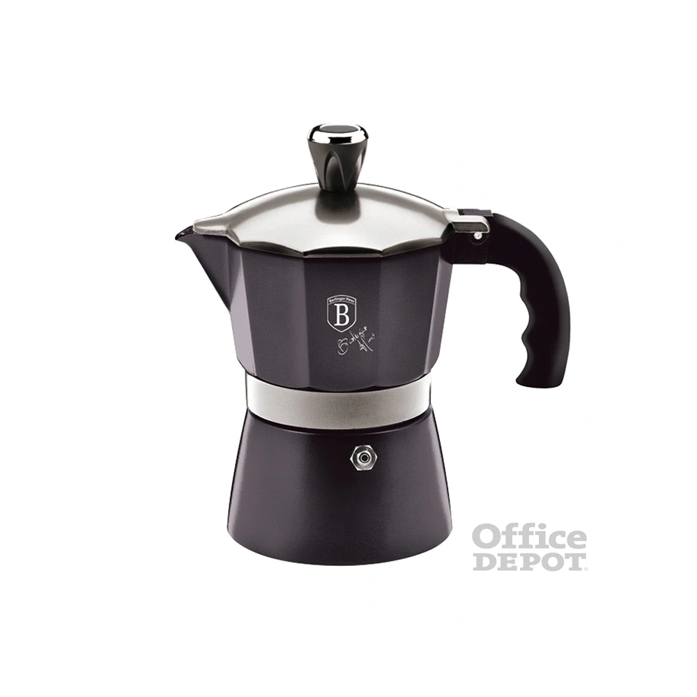 Berlinger Haus BH/8561 fekete- rózsaarany 6 személyes kotyogós kávéfőző