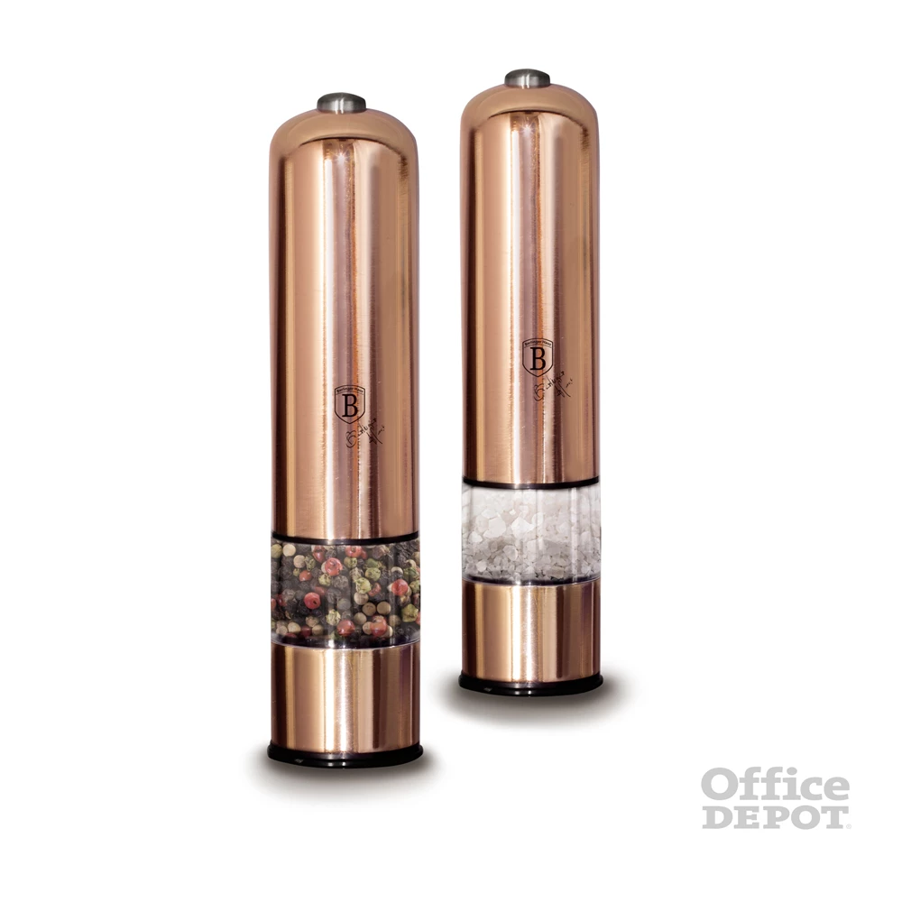 Berlinger Haus BH/1905 rózsaarany 2 részes elektromos só- és borsszóró