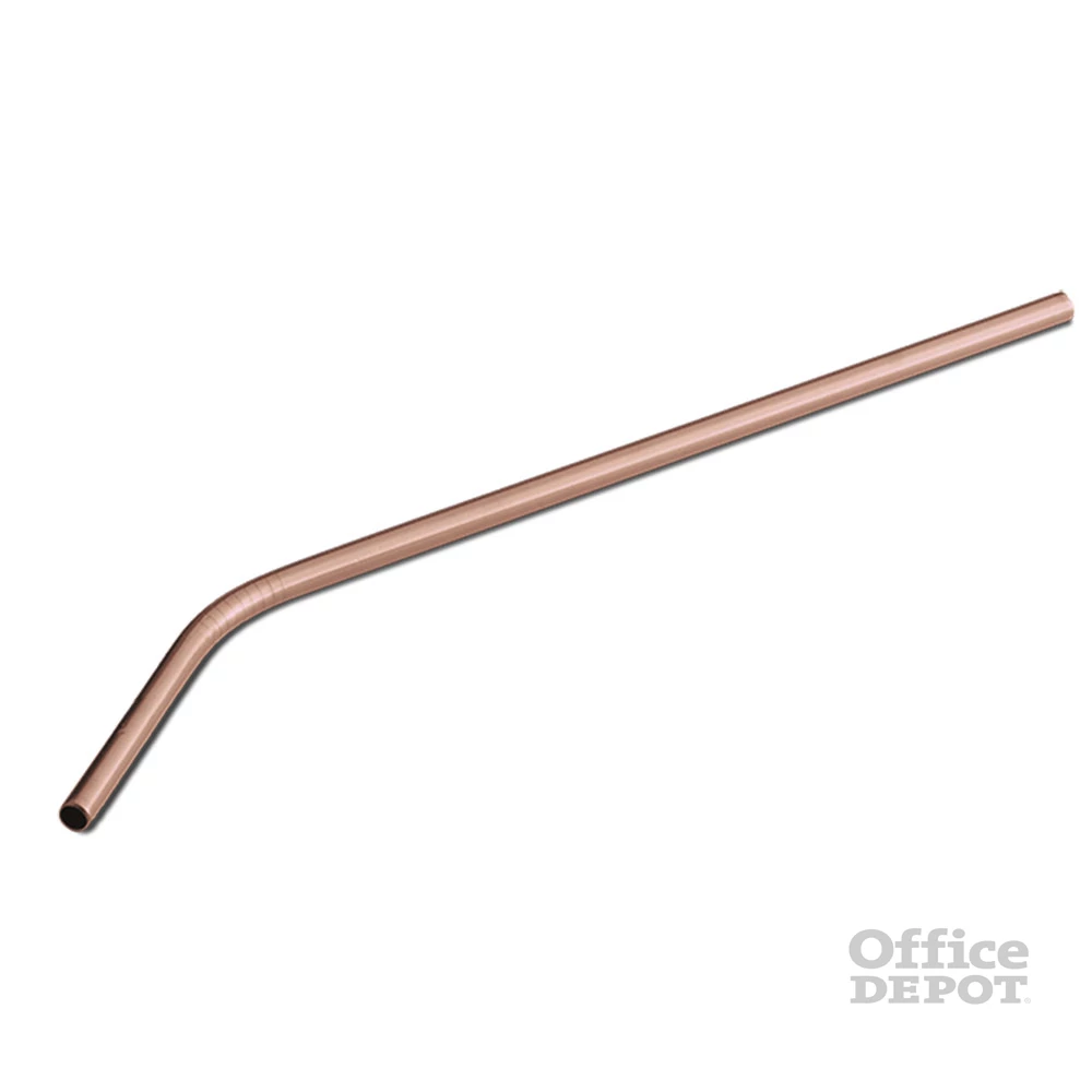 Berlinger Haus BH/2982 rózsaarany 6 db-os rozsdamentes acél hajlított szívószál készlet